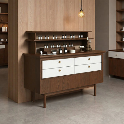 Chic Commercial Display Cabinets Crafted for Clothing Stores Jewelry Displays and Boutiques