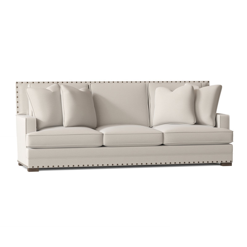 Cantor Sofa, Cream Chenille 1345-002, Aged Gray