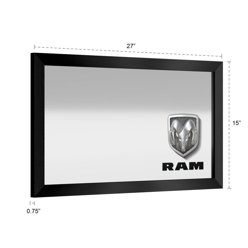 Wood Rectangle Wall Mirror