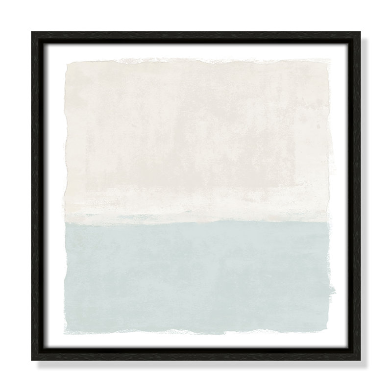 «Ocean Tides II - Square Vesrion Print» par Natalie Carpentieri, Espresso, H 13,5 po x l 13,5 po