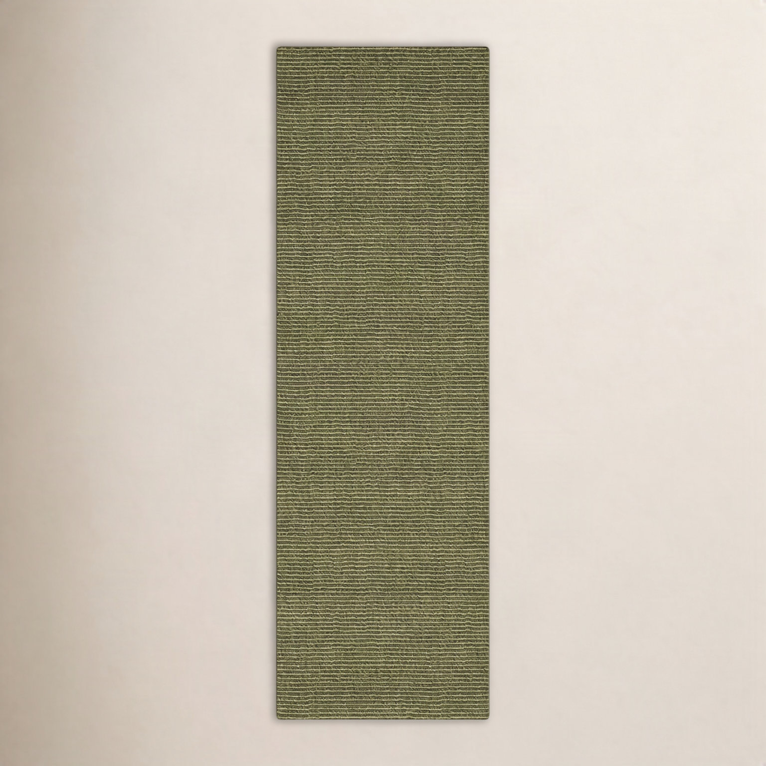 Crowe Sage Hand-Loomed Wool Rug, Runner 2'6" x 8'