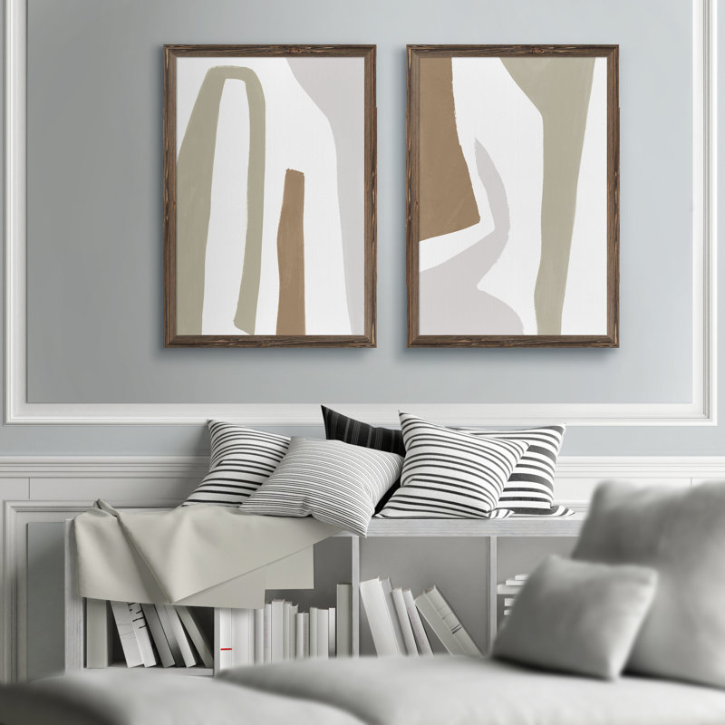 « format folâtre i » par vincent van gogh, ensemble de 2 reproductions de cadres photo, H 20 po x l 16 po x P 1,25 po