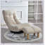 Fauteuil inclinable ergonomique simple avec mousse à mémoire de forme et base pivotante à 360 degrés pour un confort et une détente ultimes
