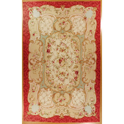 Modren Aubusson Rug 11.6 X 18.2