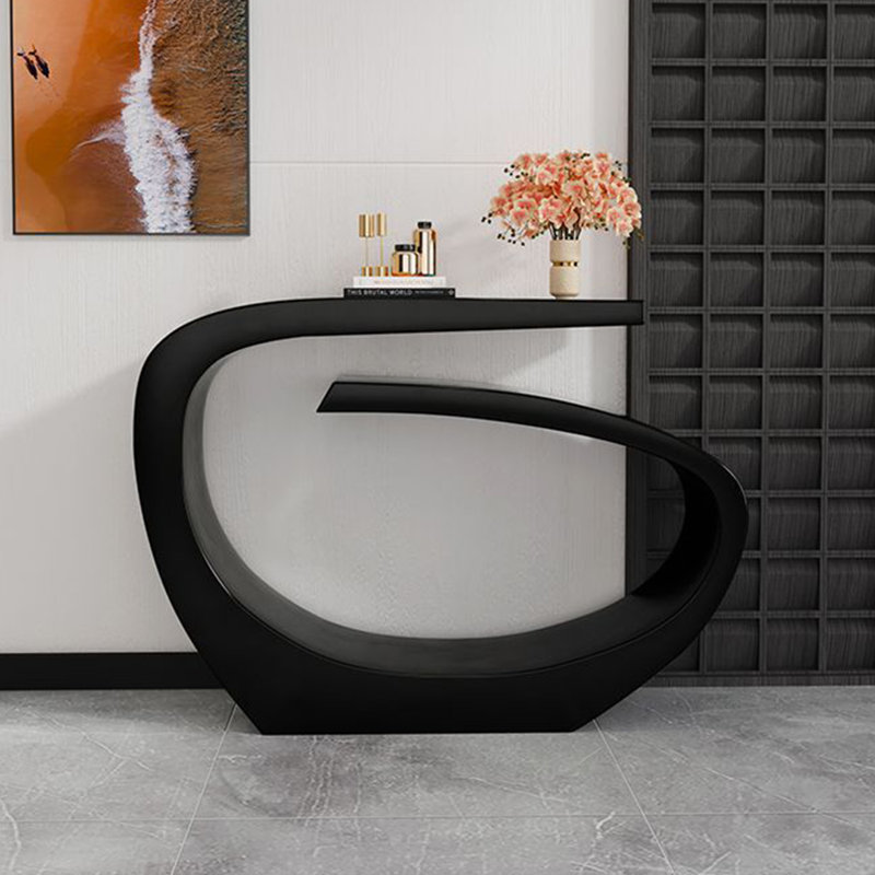 Console Table, 31.5" H x 47.2" W x 11.8" D, Black