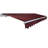 ALEKO Motorized Retractable Outdoor Awning with White Frame-19996887-111027055