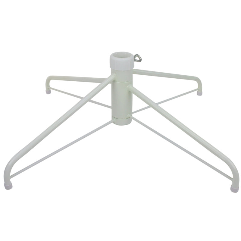 Support d'arbre de Noël pour arbres artificiels, H 10 po x l 32 po x P 32 po, Blanc