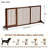 Douville Wood Free Standing Pet Gate With Door
