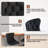 360°Swivel Bar Stools with Sliver Base-245266679