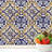 Abstract Non-Wall Damaging Tile Decal