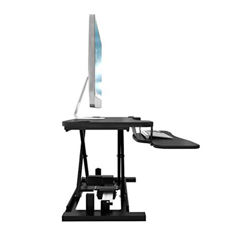 Convertisseur de bureau debout à hauteur ajustable, Noir, H 20 po x l 40 po x P 24 po