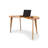 Sage Kidney Desk With Wood Legs