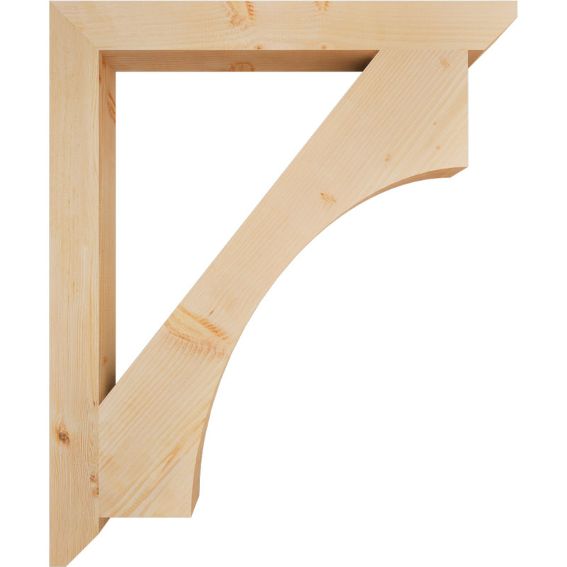 Support en bois Westlake, Sapin de Douglas, H 46 po x l 3,5 po x P 38 po
