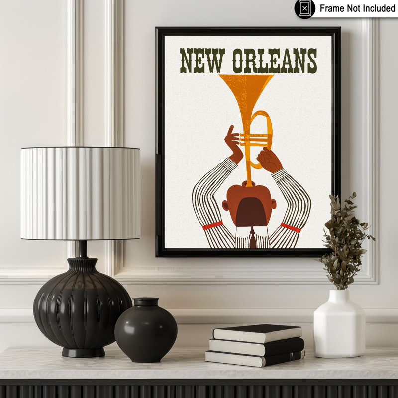 New Orleans No1, Sans cadre, Affiche, H 12 po x l 16 po