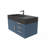 Bassi 36 " W Wall Mounted Wall Mounted 1 Single Vanity Bathroom Vanity With Solid Surface Top-1300855779-1300855782-1300855781