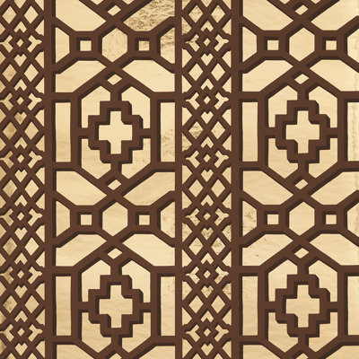 Papier peint Zanzibar Trellis Mylar