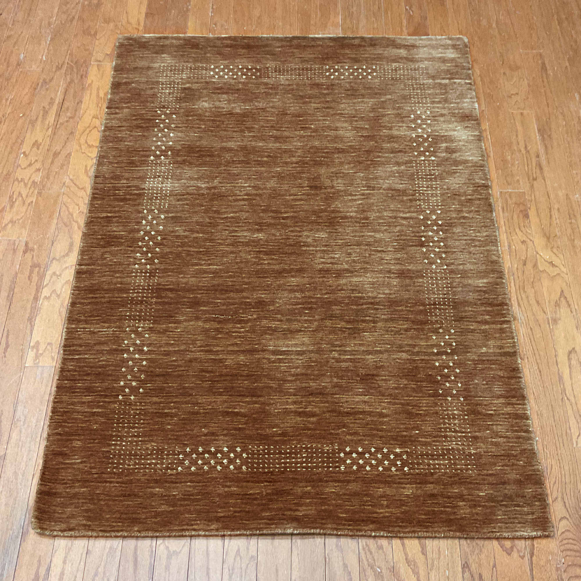 Foundry Select Handmade Modern Gabbeh Wool Rug | Wayfair