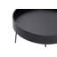 Table basse moderne avec pieds en métal anthracite 31,5 po x 18,5 po x 31,5 po | Fabrication 100% MDF, capacité de charge de 22 lb | Design industriel élégant parfait pour le salon et les espaces contemporains-845131473