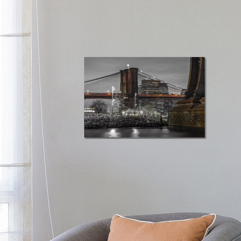 New York XVIII 1 Piece Wrapped Canvas Painting, 66.04 cm H x 45.72 cm W x 3.175 cm D