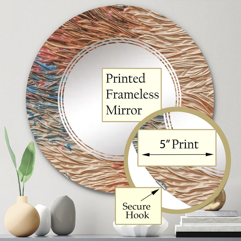 Miroir mural Wailoo, 24 po x 24 po