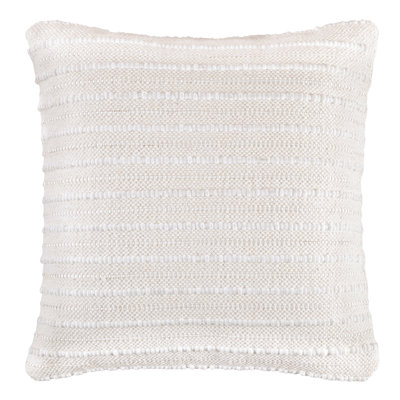 Embroidered Reversible Throw Pillow