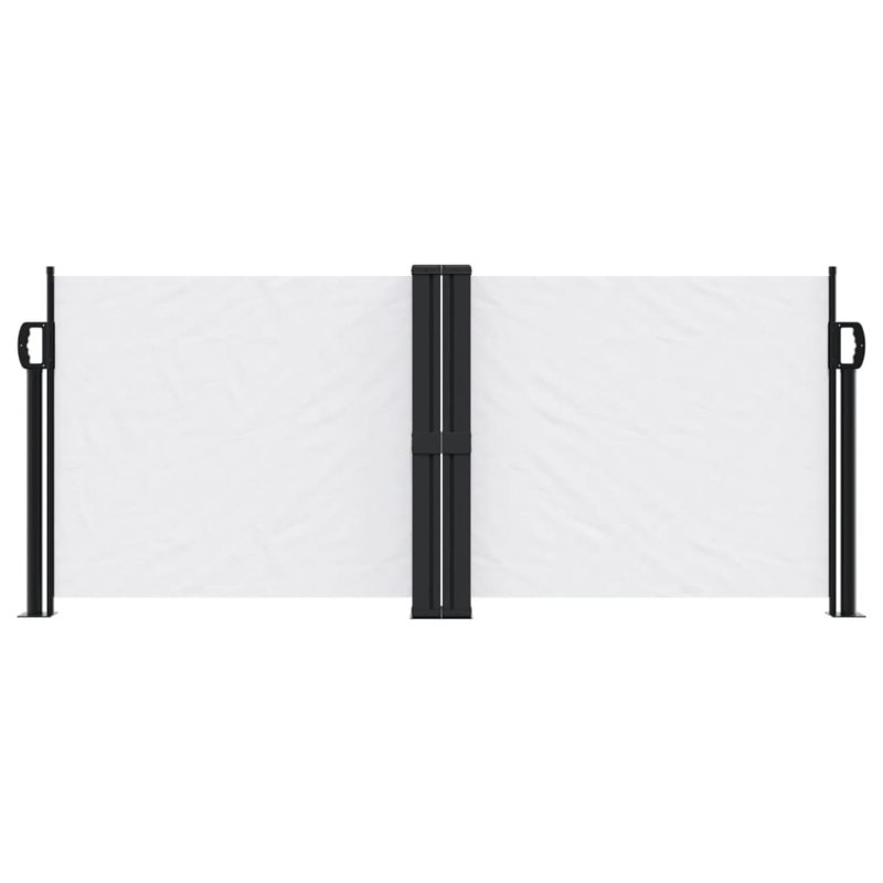 Dakota Fields Retractable Side Awning, 100cm H x 600cm W, White