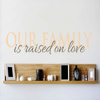 Text & Numbers Wall Decal