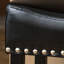 Ensemble de 2 tabourets de comptoir en cuir 26 po, 2 pièces-312374170