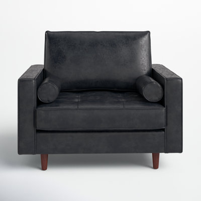 Geo Genuine Leather Armchair