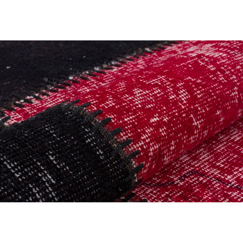 Tapis moderne noir fait à la main Modern