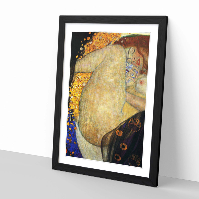 Gustav Klimt - Single Picture Frame Print, Black