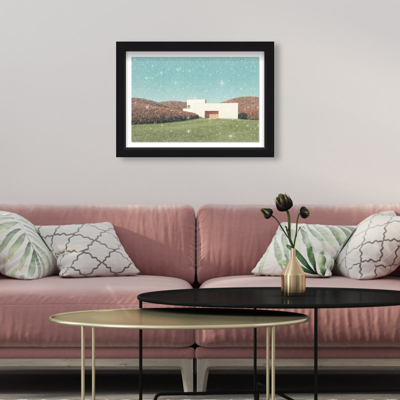 Surreal Architecture Print by Oliver Gal, 16.5"H x 11.5"W, Black Shadowbox