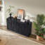 Buffet moderne de 59,69 po Alvayero - Portes arquées classiques en bois massif de 2 pouces avec une touche rétro-1392042051-1402027728