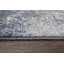 Tapis bleu/blanc en laine tissée à la machine Burkhardt-809303557