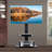Aivree Black Adjustability Multi Screen Floor Stand Mount for Greater Than 50" with Shelving, Holds up to 30 kg.