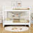 Queen Over Queen Bunk Bed With Ladder-690997031