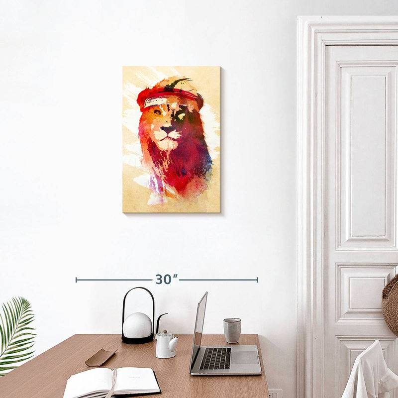 Brampt Gym Lion, 24" H x 16" W