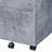 File Cabinets | Modern 3-Drawer Rolling File Cabinet | Faux Concrete Finish | Brushed Silver | Gray | Metal,Synthetic Wood
