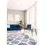 Hand Tufted Wool Geometric Area Rug in Blue-830780608