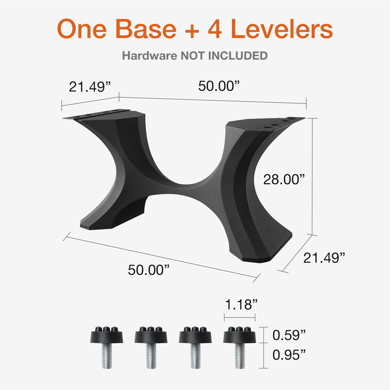 Hoshi Metal Dining Table Base