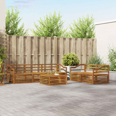 245.5cm Wide Patio Sectional Set