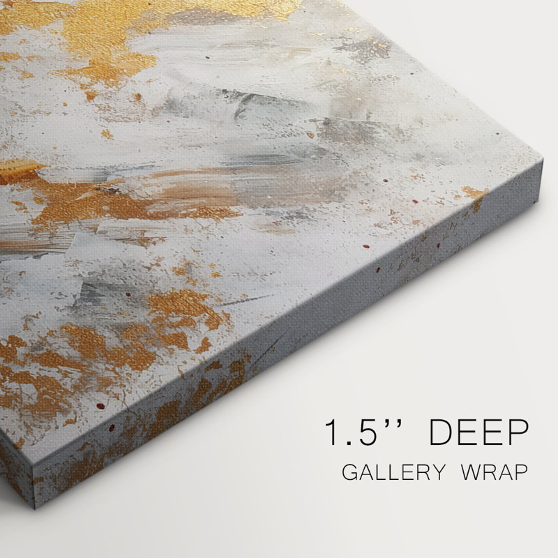 Abstract Series 4 #LXXIII-Wide Gallery Wrapped Canvas, H 12 po x l 30 po