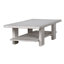 Table basse Humphrey, blanc délavé