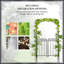 Tonnelle de jardin avec barrière Outsunny