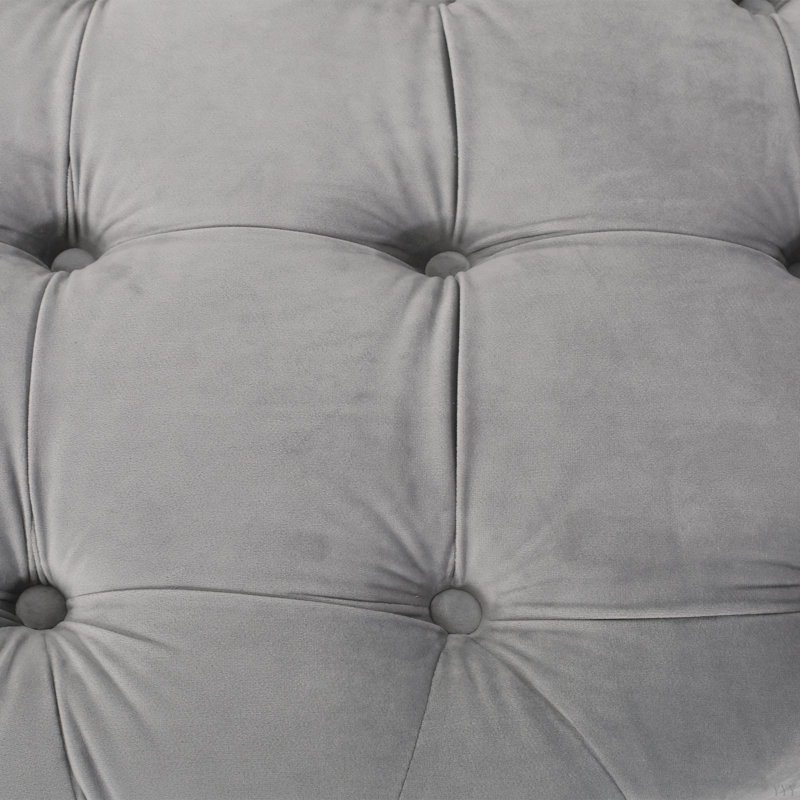Banc repose-pieds, Gris