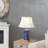 24" Ceramic Dimmable Table Lamp Set with USB Ports & Type C