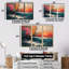 Ensemble de reproductions d'art mural «White Waves Wild Waves Vintage Collage» - plage et océan-108456344-108456345