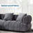 Upholstered 86.6 " Sofa & Chaise with Ottoman-96428296