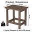Table basse en poly Adirondack-2054468297