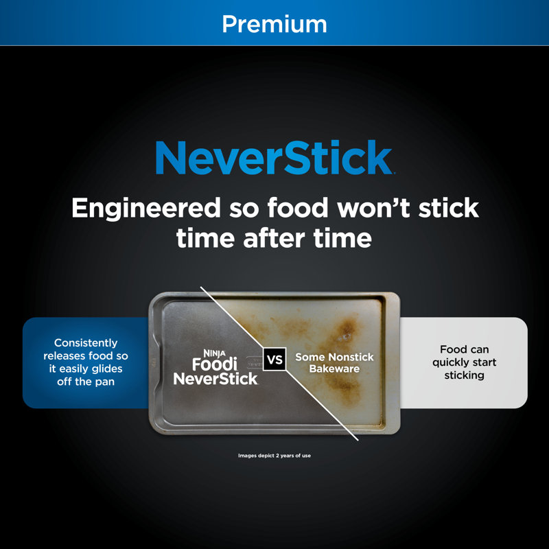 Ninja Foodi Neverstick Premium 2-piece Baking Sheet Set